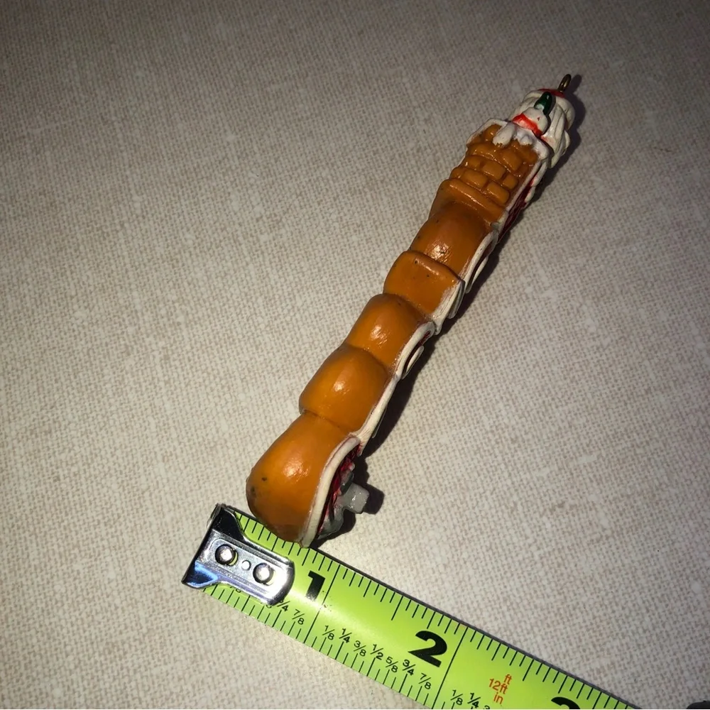 Vintage‎ Hallmark 1980 Santa Claus Chimney Christmas Tree Ornament